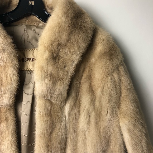 VTG 40s Blond Mink Fur Cape - Picture 3 of 16